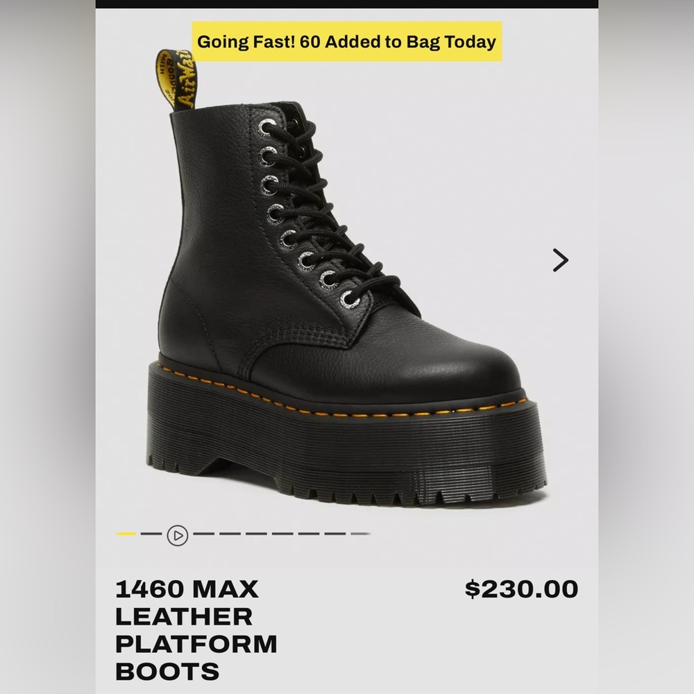 Dr. Martens Black Platform Boots